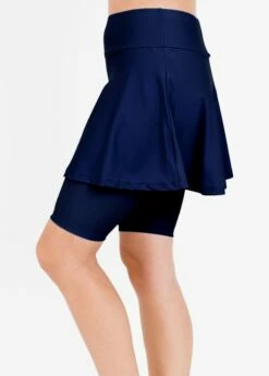 Closed Back Maya Swim Top With Midi Swim Skort 19 Closed Back Maya Swim Top With Midi Swim Skort -Calypsa Sales dsc 5512 navy modli cropped 264 4 2689 3397 2