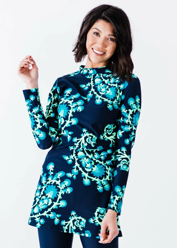 Jenna Swim Tunic With Long Swim Leggings 10 Jenna Swim Tunic With Long Swim Leggings - Image 8