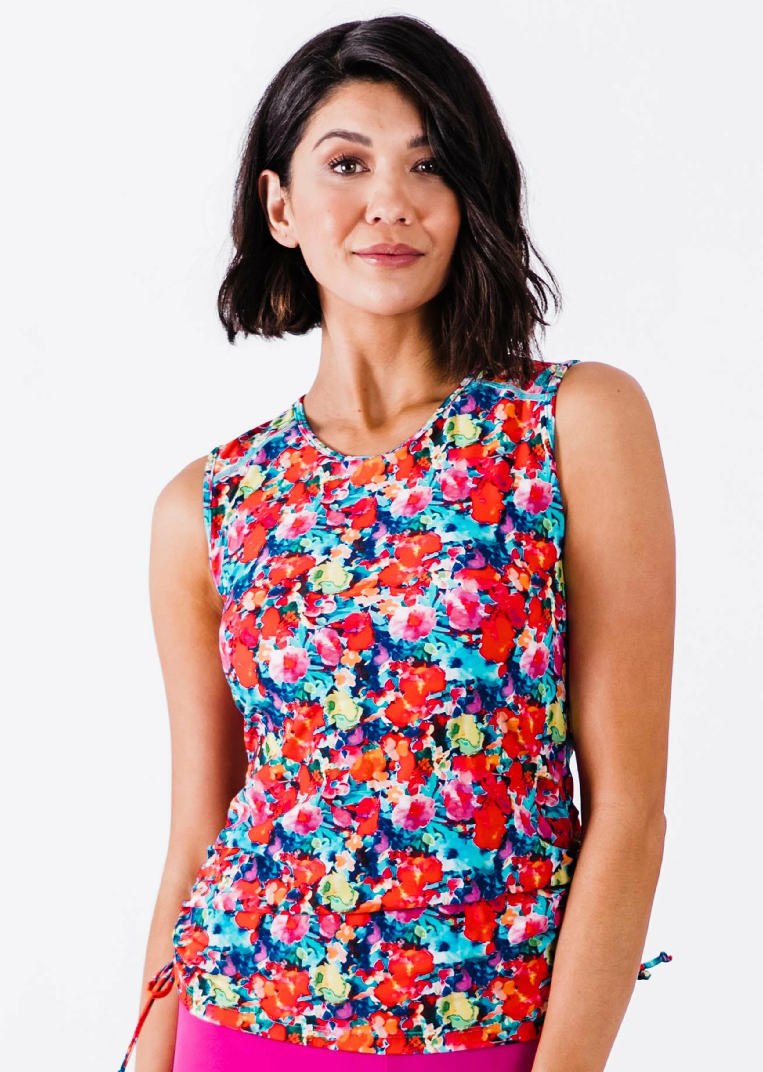 Closed Back Maya Swim Top With Capri Swim Leggings 6 Closed Back Maya Swim Top With Capri Swim Leggings - Image 4