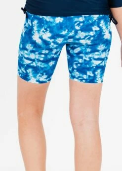 Plus Size Halter Maya Swim Top With Mid-Thigh Swim Shorts -Calypsa Sales dsc 6261 modli cropped 830 2391 1946 3953