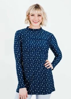 Jenna Swim Tunic With Mid-thigh Swim Shorts