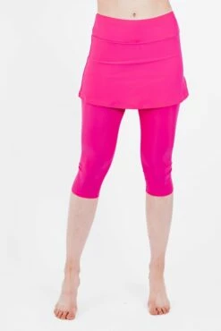 Adele Swim Top With Skirted Swim Capris -Calypsa Sales dsc 9201 2 1 2