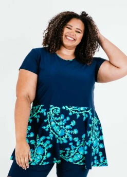 Plus Size Vintage Swim Dress -Calypsa Sales dsc 9627 1 modli cropped 762 520 2566 3044