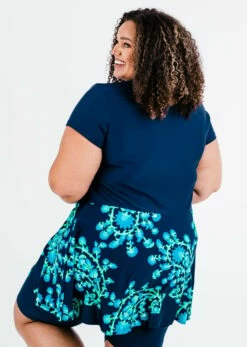 Plus Size Vintage Swim Dress With Long Bike Swim Shorts 22 Plus Size Vintage Swim Dress With Long Bike Swim Shorts -Calypsa Sales dsc 9631 modli cropped 617 600 2508 3256