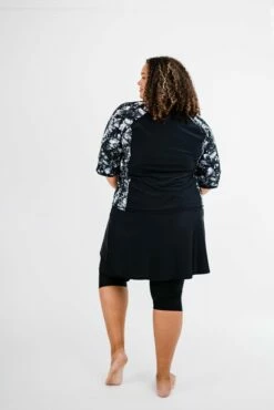 Plus Size Adele Swim Top With Skirted Swim Capris 24 Plus Size Adele Swim Top With Skirted Swim Capris -Calypsa Sales dsc 9652 4