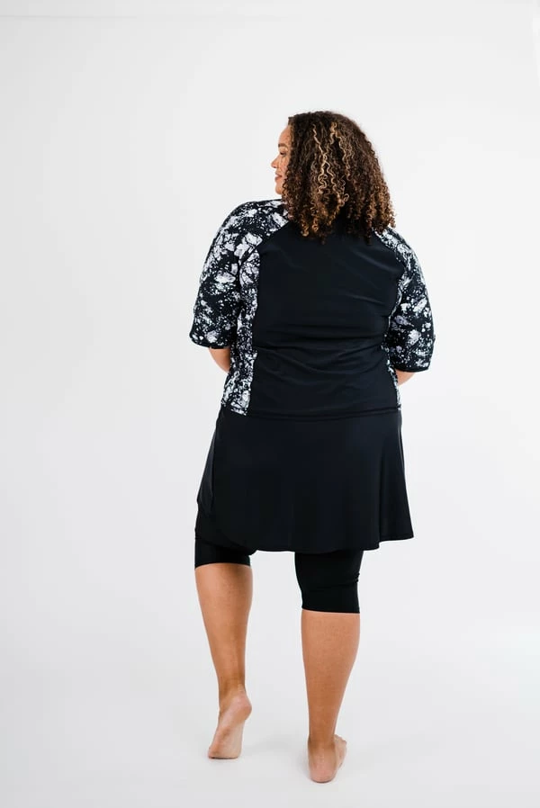 Plus Size Adele Swim Top With Skirted Swim Capris 10 Plus Size Adele Swim Top With Skirted Swim Capris - Image 8