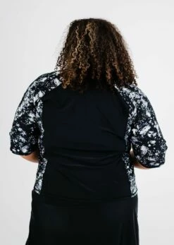 Plus Size Loose Fit Margaux Swim Top With Long Swim Skort -Calypsa Sales dsc 9673 modli cropped 5 210 3214 4717