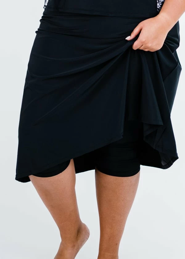 Plus Size Long Swim Skort 7 Plus Size Long Swim Skort - Image 5