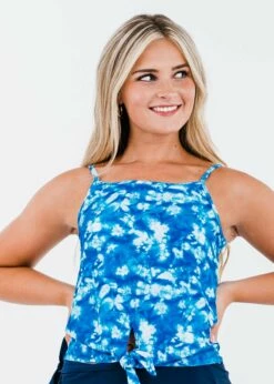 Riley Knotted Swim Top With Sarong Wrap Swim Skirt -Calypsa Sales edited 0775 modli cropped 1052 783 2177 2361 1