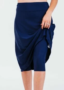 Loose Fit Maya Swim Top With Long Swim Skort -Calypsa Sales edited 1681 modli cropped 577 90 2996 3483 2