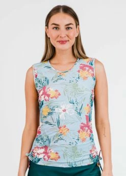 Closed Back Maya Swim Top With A-line Swim Skort -Calypsa Sales edited 2338 modli cropped 933 552 2288 2453 1