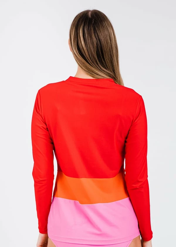 Half-Zip Wahoo Rash Guard With Hip-Hip Hooray Bikini Bottom 7 Half-Zip Wahoo Rash Guard With Hip-Hip Hooray Bikini Bottom - Image 5