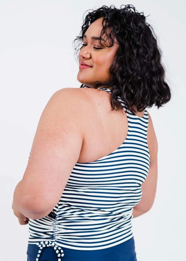 Plus Size Maya Swim Top With Removable Cups With Long Swim Leggings 4 Plus Size Maya Swim Top With Removable Cups With Long Swim Leggings - Image 2