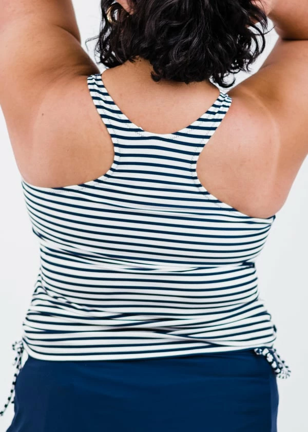 Plus Size Maya Swim Top With Removable Cups With Long Swim Leggings 5 Plus Size Maya Swim Top With Removable Cups With Long Swim Leggings - Image 3