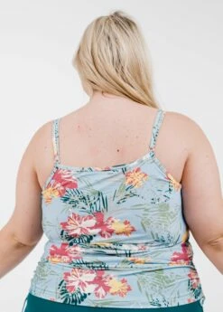 Plus Size Adjustable Strap Maya Swim Top With Midi Swim Skort -Calypsa Sales edited 3282 modli cropped 605 304 2623 3128