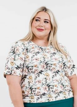 Plus Size Lena Swim Top With Knee Length Swim Skort