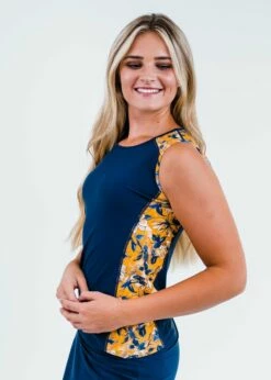 Loose Fit Maya Swim Top With A-line Swim Skort -Calypsa Sales edited 3727 modli cropped 483 473 2723 3615