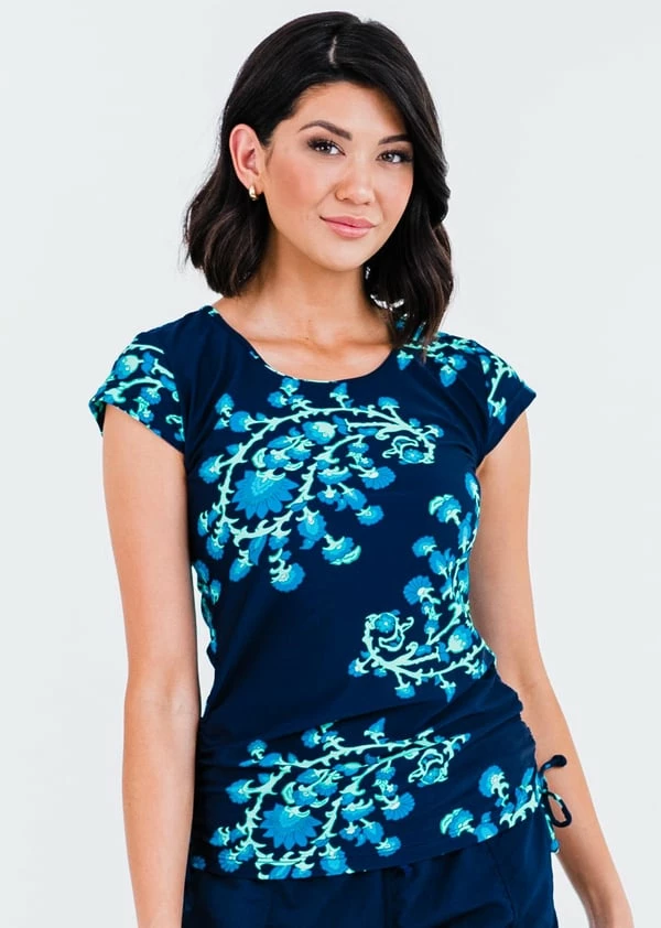 Plus Size Sadie Swim Top With Flowy Swim Skort 9 Plus Size Sadie Swim Top With Flowy Swim Skort - Image 7