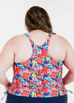 Plus Size Maya Swim Top With A-line Swim Skort -Calypsa Sales edited 4985 modli cropped 430 656 2756 3919