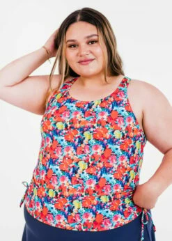 Plus Size Maya Swim Top With A-line Swim Skort