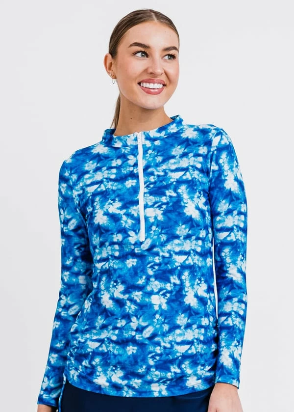 Plus Size Half-Zip Nora Swim Top 9 Plus Size Half-Zip Nora Swim Top - Image 7