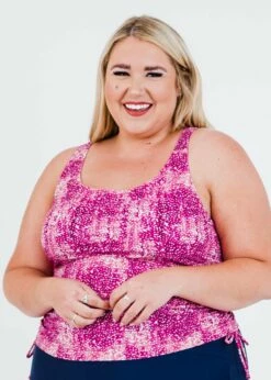 Plus Size Maya Swim Top With Removable Cups With Sarong Wrap Swim Skirt & Swim Shorts -Calypsa Sales edited 6368 1 modli cropped 1052 766 2216 2399 1