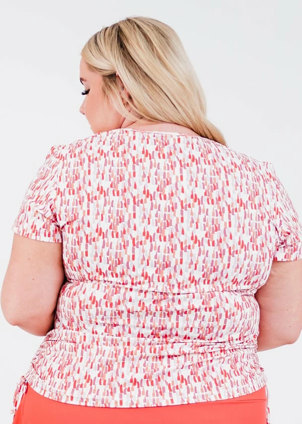 Plus Size Adele Swim Top With Midi Swim Skort With A Pocket 4 Plus Size Adele Swim Top With Midi Swim Skort With A Pocket - Image 3