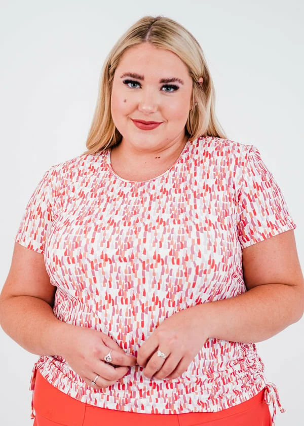 Plus Size Adele Swim Top With Midi Swim Skort With A Pocket 2 Plus Size Adele Swim Top With Midi Swim Skort With A Pocket