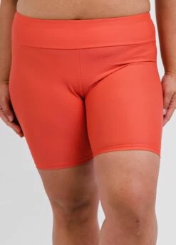 Plus Size Adjustable Strap Maya Swim Top With Mid-Thigh Swim Shorts -Calypsa Sales edited 7887 modli cropped 556 70 2615 2950