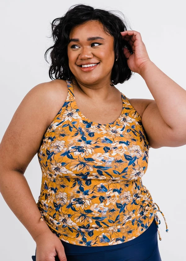 Plus Size Maya Swim Top With Short Swim Skort 3 Plus Size Maya Swim Top With Short Swim Skort