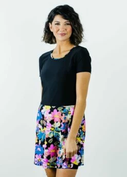 Vintage Swim Dress With Mid-Thigh Swim Shorts -Calypsa Sales final 0165 1 modli cropped 613 1005 2366 3458