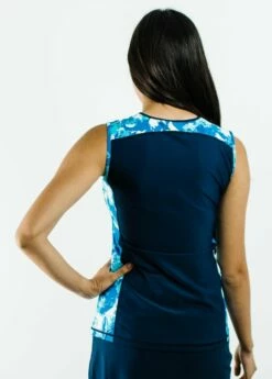 Loose Fit Maya Swim Top With Flowy Swim Skort -Calypsa Sales final 2 8 100000045286 modli cropped 676 1100 2135 3142