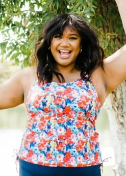 Plus Size Maya Swim Top With Removable Cups With Long Bike Swim Shorts 26 Plus Size Maya Swim Top With Removable Cups With Long Bike Swim Shorts -Calypsa Sales final 2090 1 1 modli cropped 906 391 1976 1888