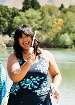 Plus Size Maya Tankini Swim Top With Flowy Swim Skort 22 Plus Size Maya Tankini Swim Top With Flowy Swim Skort -Calypsa Sales final 2414 modli cropped 1804 2662 2784 4033