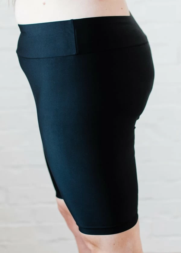 Plus Size Long Bike Swim Shorts 7 Plus Size Long Bike Swim Shorts - Image 5