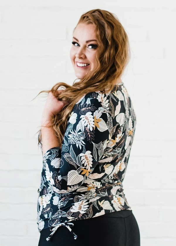 Plus Size Margaux Swim Top With Flowy Swim Skort 4 Plus Size Margaux Swim Top With Flowy Swim Skort - Image 2