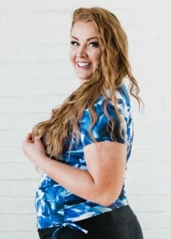 Plus Size Adele Swim Top With Skirted Swim Capris -Calypsa Sales final 3 5880 modli cropped 1079 1098 2284 2784 1