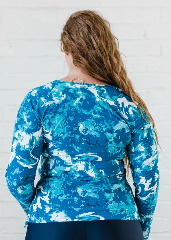 Plus Size Nora Swim Top With Long Swim Leggings 4 Plus Size Nora Swim Top With Long Swim Leggings - Image 2