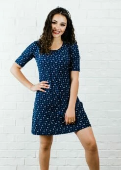 Betty Swim Dress With Capri Swim Leggings -Calypsa Sales final 3 8305 100000040825 modli cropped 708 1474 2565 4072