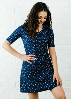 Betty Swim Dress With Long Bike Swim Shorts -Calypsa Sales final 3 8306 100000040815 modli cropped 663 1586 2126 3630