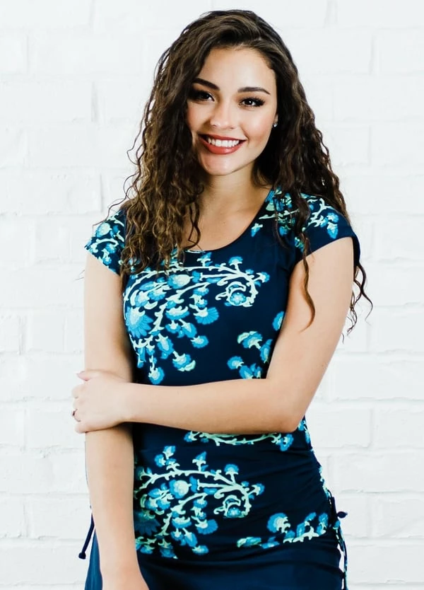 Sadie Swim Top With Midi Swim Skort 5 Sadie Swim Top With Midi Swim Skort - Image 3