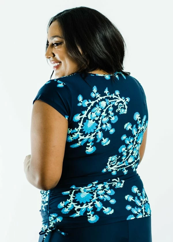 Sadie Swim Top With Knee Length Swim Skort 6 Sadie Swim Top With Knee Length Swim Skort - Image 4