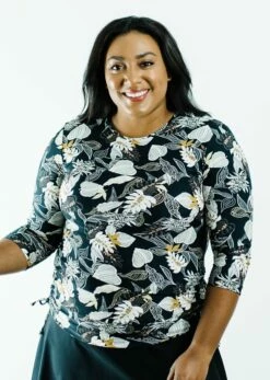 Plus Size Margaux Swim Top With Flowy Swim Skort 25 Plus Size Margaux Swim Top With Flowy Swim Skort -Calypsa Sales final 5494 100000046011 modli cropped 705 1087 2105 3053 1