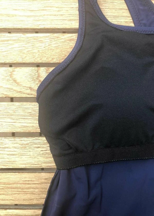 Plus Size Maya Swim Top With Removable Cups With Long Swim Leggings 7 Plus Size Maya Swim Top With Removable Cups With Long Swim Leggings - Image 5