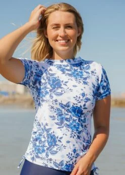 Mock Neck Adele Swim Top 16 Mock Neck Adele Swim Top -Calypsa Sales jf07487 1 modli cropped 573 6 2309 2435