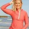 Plus Size Half-Zip Nora Swim Top With Flowy Swim Skort 1 Plus Size Half-Zip Nora Swim Top With Flowy Swim Skort -Calypsa Sales jf08322 1 modli cropped 537 100 1827 1905