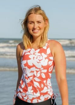 Maya Swim Top With Removable Cups With Midi Swim Skort