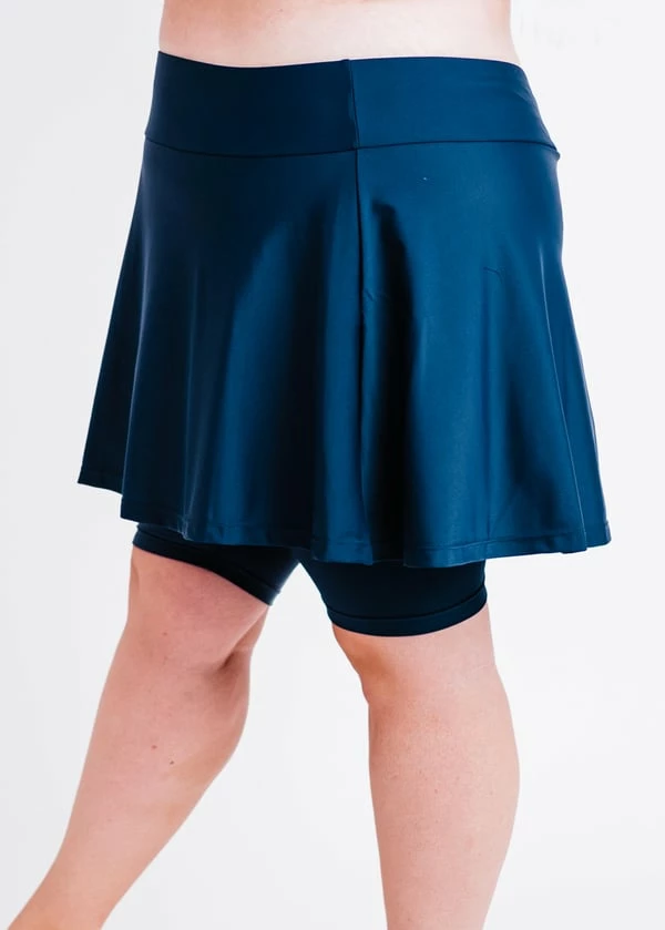 Plus Size Adele Swim Top With Midi Swim Skort 8 Plus Size Adele Swim Top With Midi Swim Skort - Image 6