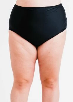 Plus Size High-Waisted Bikini Bottom -Calypsa Sales jpeg 1788 1 modli cropped 602 10 2837 3144