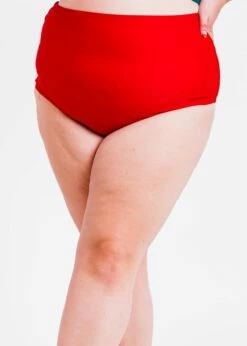 Plus Size High-Waisted Bikini Bottom -Calypsa Sales jpeg 1883 1 modli cropped 581 5 2803 3122